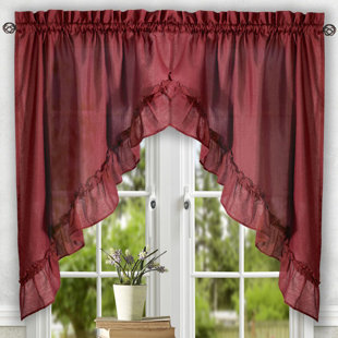 Swag Tie Up Valances Kitchen Curtains You Ll Love In