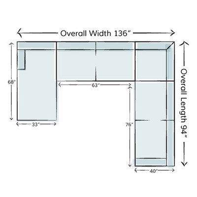 How To Measure For A Sectional Sofa Wayfair Sectional Dimensions