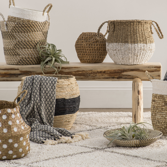 baskets, bins & boxes