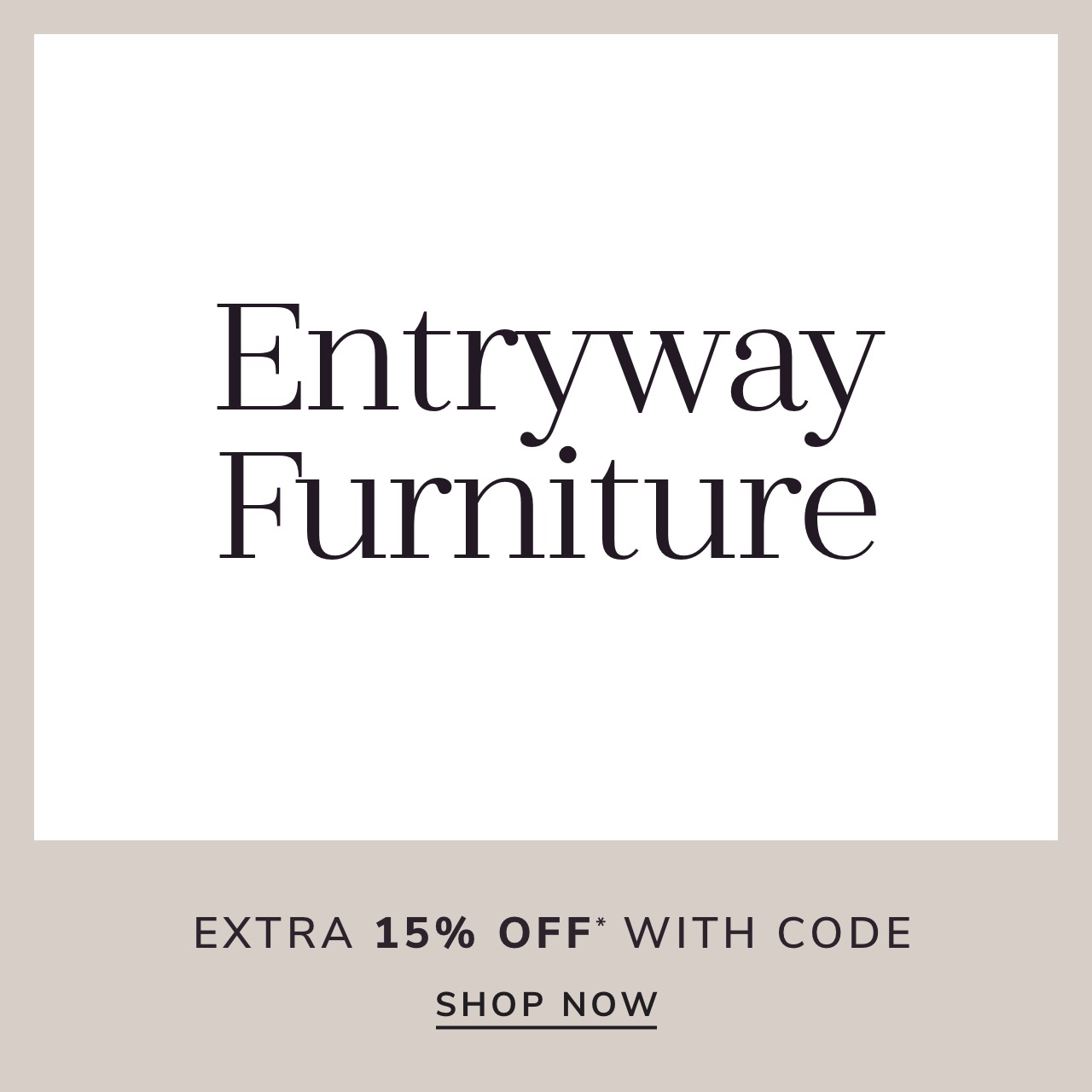 Entryway Furniture Sale