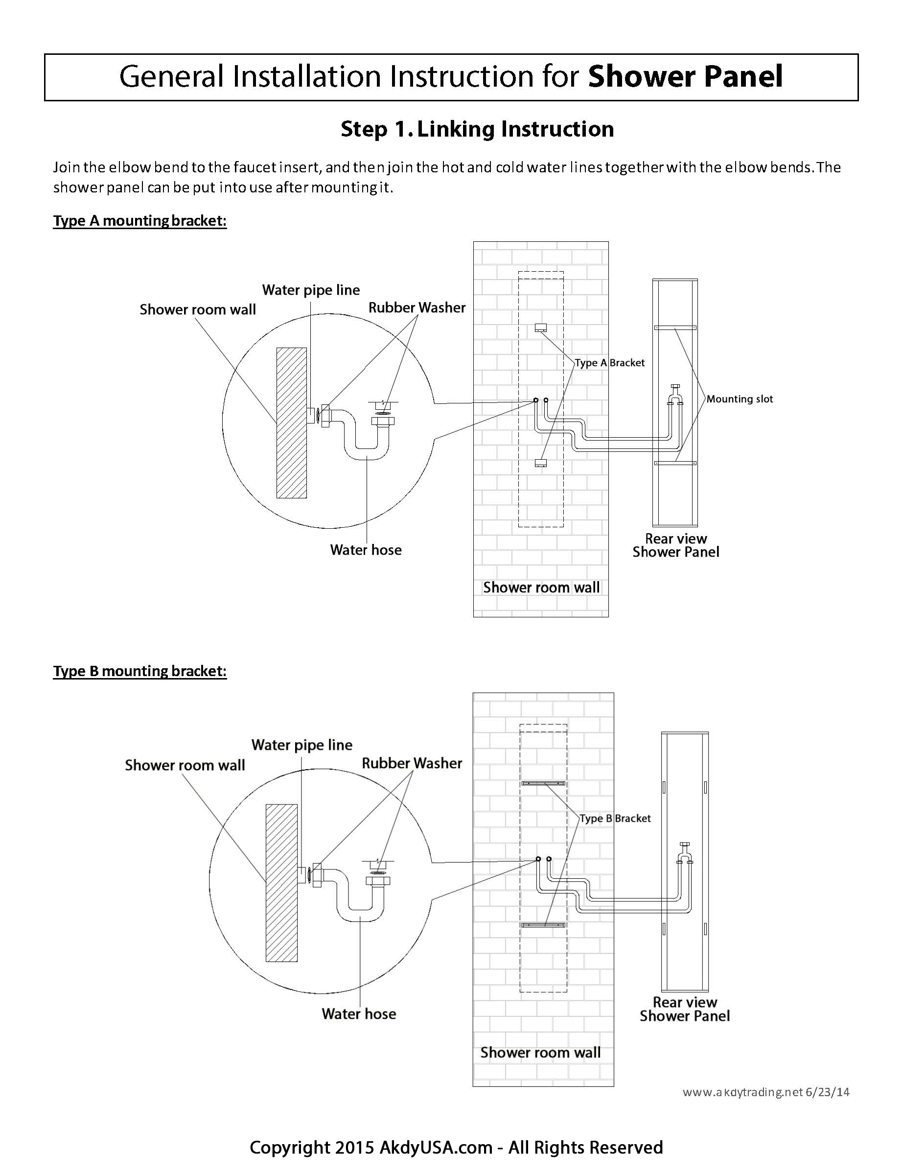 Tower Rainfall Shower Panel System & Reviews Joss & Main
