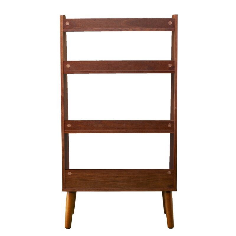 Corrigan Studio Bracken Midcentury Modern Ladder Bookcase Reviews Wayfair