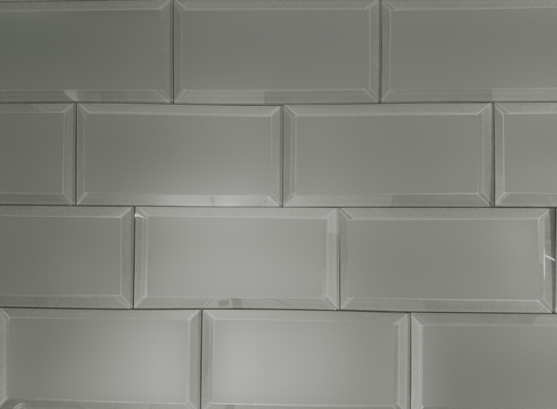 light gray matte subway tile