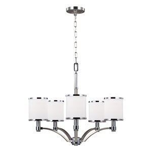 Gladys 5-Light Shaded Chandelier