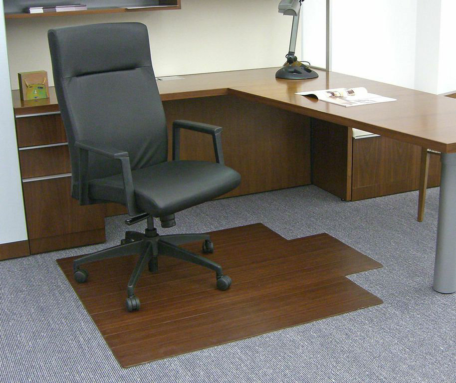 Wildon Home Low Pile And Hardwood Bamboo Office Chair Mat Low Pile And Hardwood Bamboo Office Chair Mat