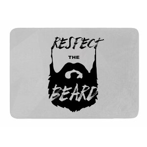 Respect the Beard by Juan Paulo Bath Mat