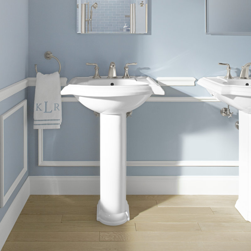 K 2286 8 0 4 0 1 0 Kohler Devonshire Ceramic 25 Pedestal Bathroom
