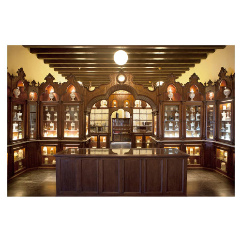 Old Spanish Pharmacy 2.9m x 4.32m Textured Matt Peel & Stick Wall Mural East Urban Home