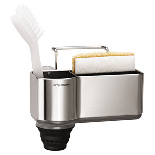Sink Caddy Kitchen Accessories You Ll Love Wayfair Sink Caddy Organizer Brushed Stainless Steel