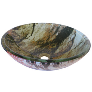Bathroom Sinks Glass brown bathroom sinks you'll love | wayfair Bathroom Sinks Glass brown bathroom sinks you'll love | wayfair