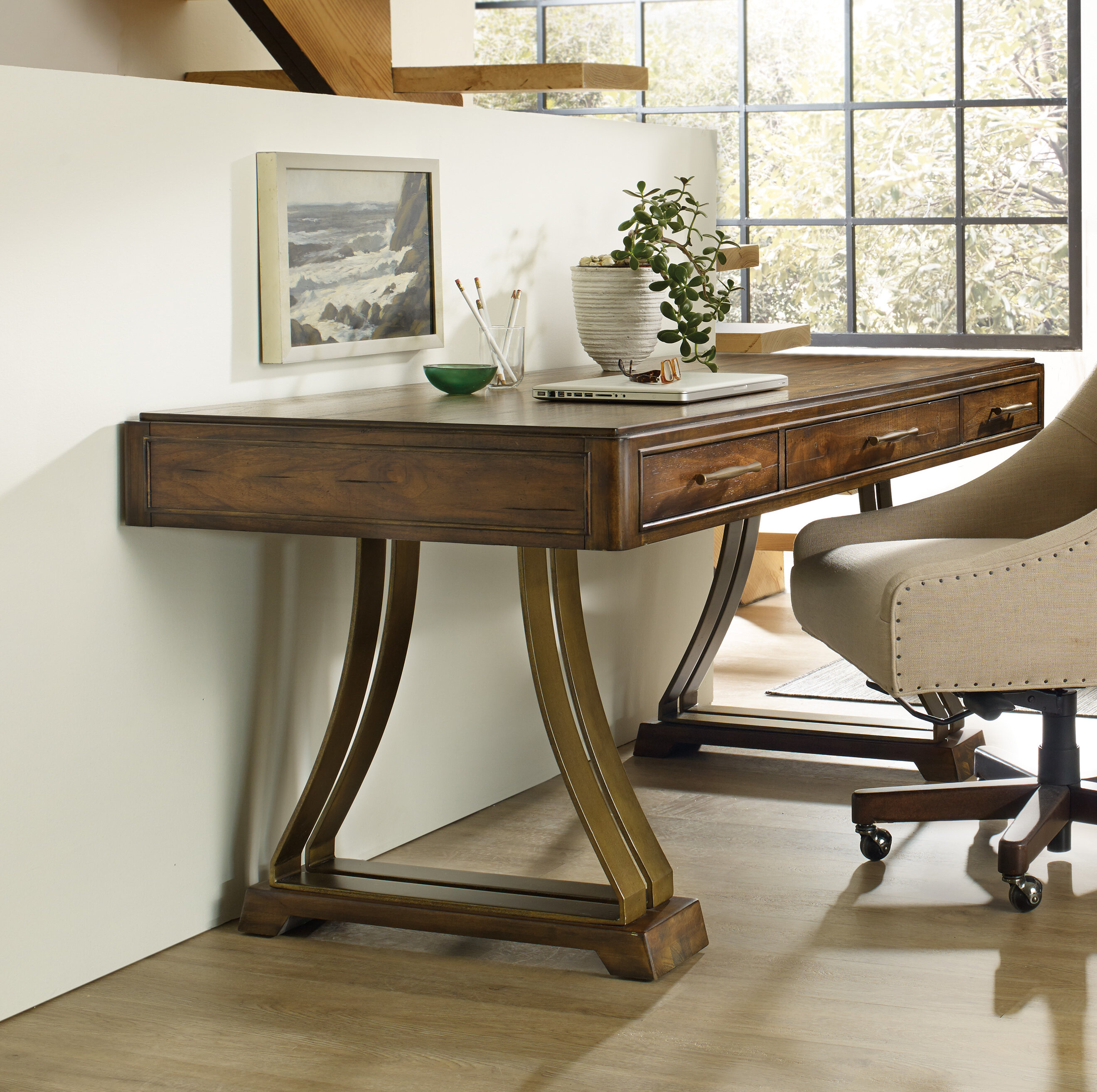 Hooker Furniture Big Sur Solid Wood Desk Reviews Wayfair