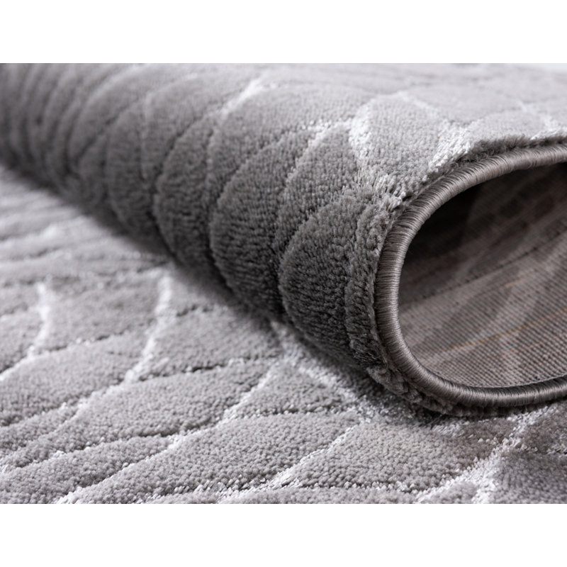 Glam Gray Area Rug & Reviews Joss & Main