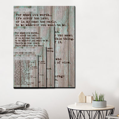 Inspirational Quotes & Sayings Wall Art You'll Love | Wayfair