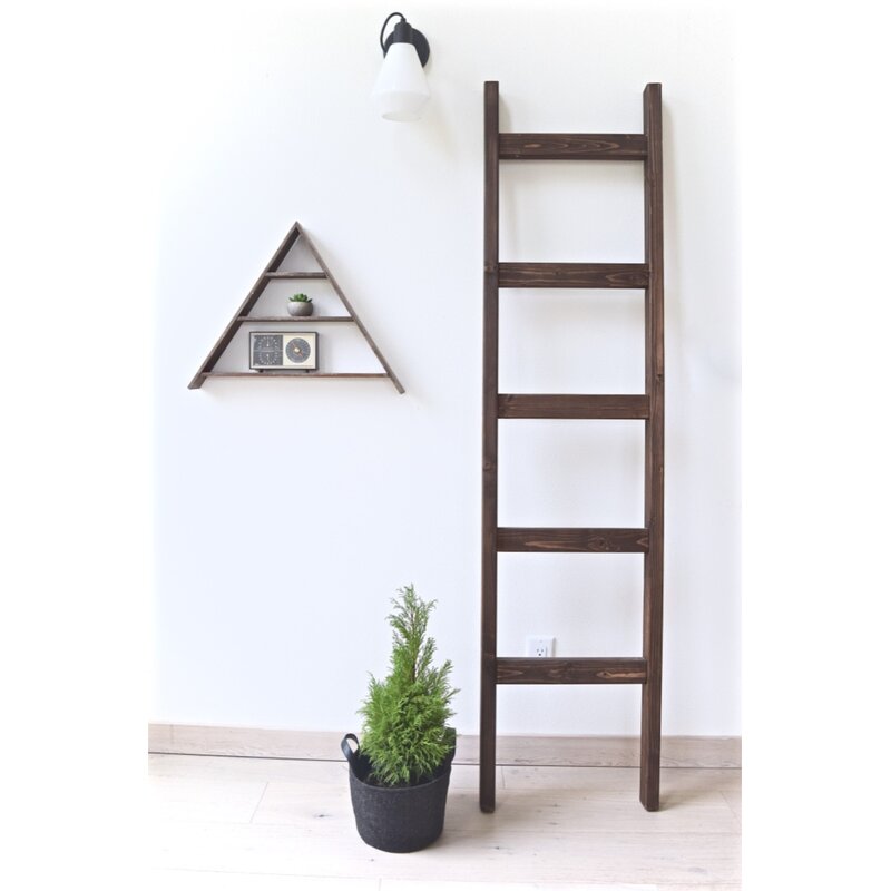 Gracie Oaks Handmade 6 ft Blanket Ladder | Birch Lane