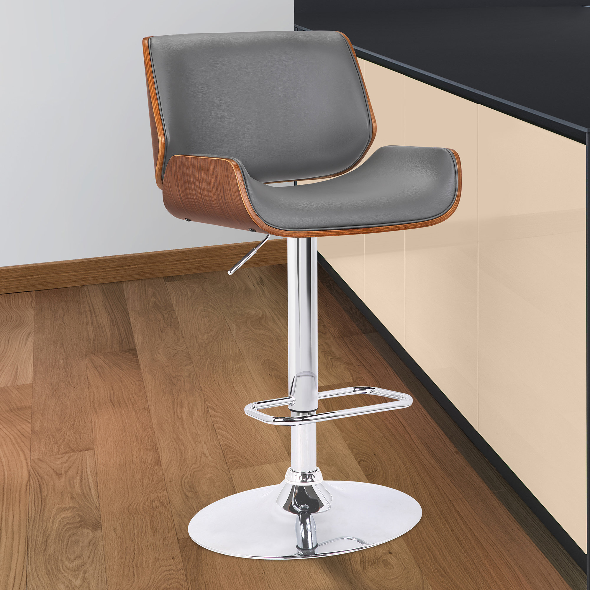 Cecillia Adjustable Height Swivel Bar Stool Cecillia Adjustable Height Swivel Bar Stool