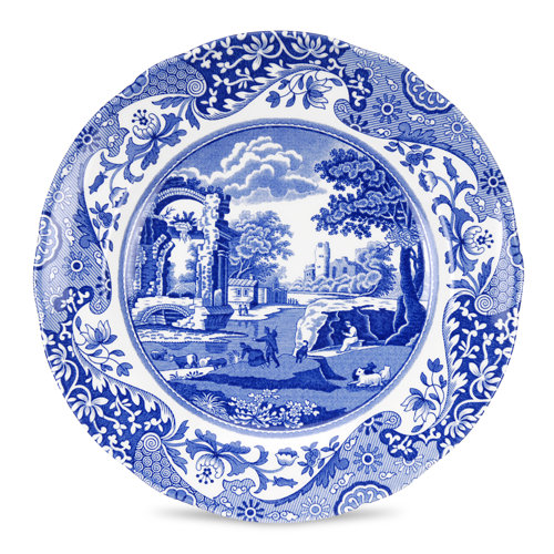 Spode Blue Italian 7 5 Bone China Salad Plate Reviews Wayfair Spode Blue Italian 7 5 Bone China