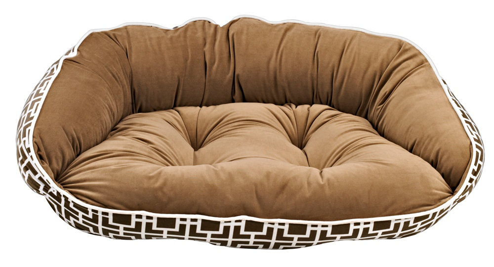 bowsers diam microvelvet crescent bolster dog bed & reviews | wayfair bowsers diam microvelvet crescent bolster dog bed & reviews | wayfair