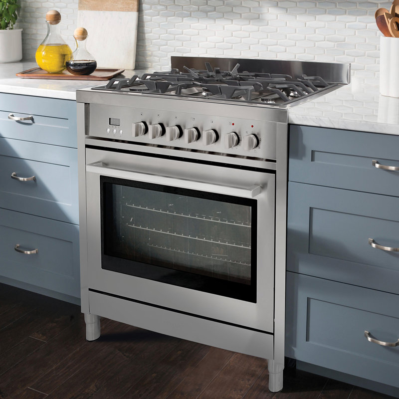 Cosmo 36" Freestanding Dual Fuel Range & Reviews Wayfair