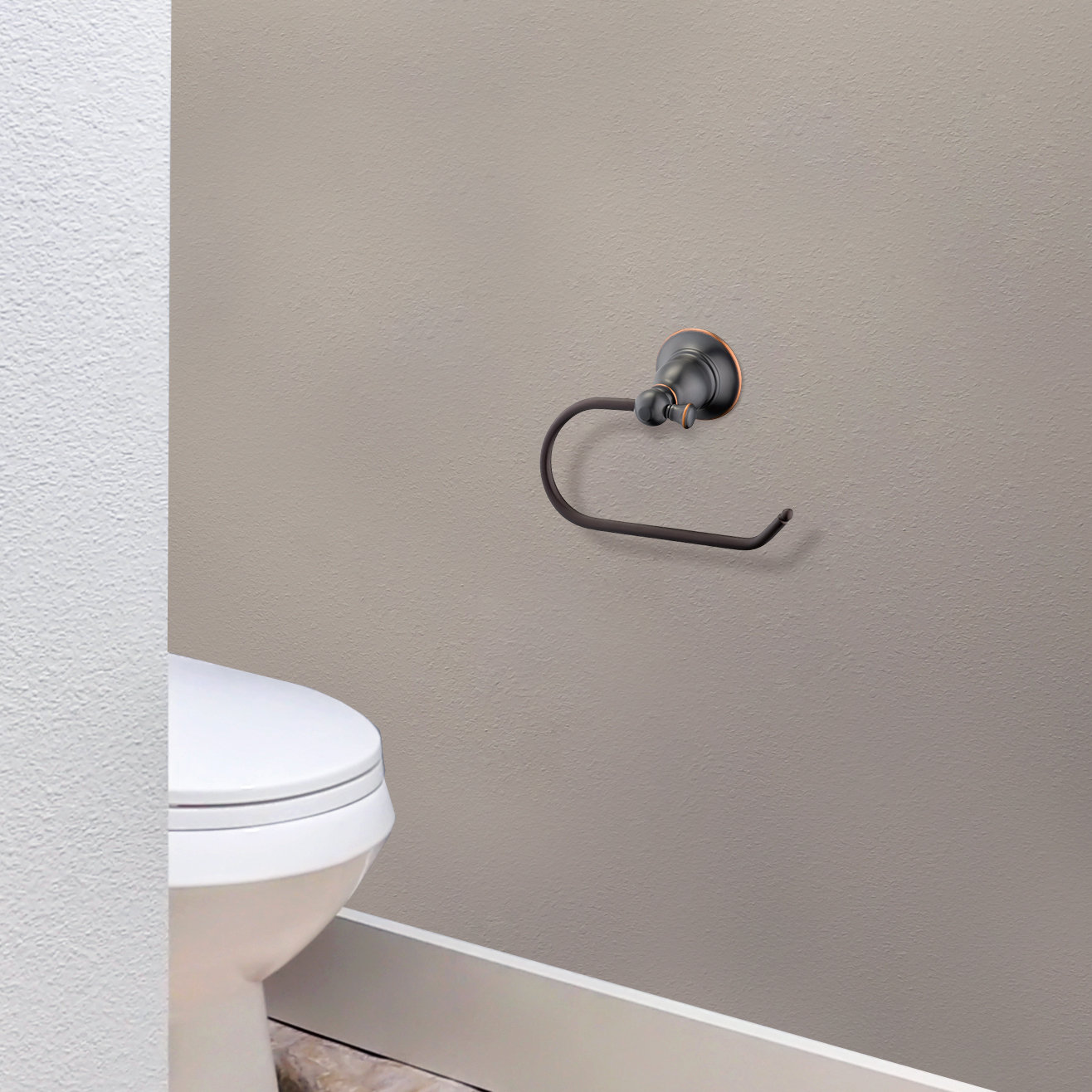 Design House Oakmont Single Post Toilet Paper Holder In Oil Rubbed Oakmont Single Post Toilet Paper Holder