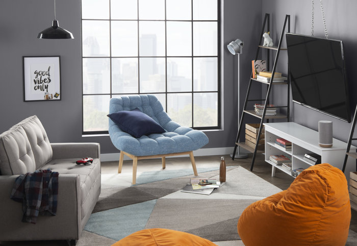 Upholstered Bean Bag Chair