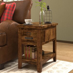 Archstone End Table With Storage