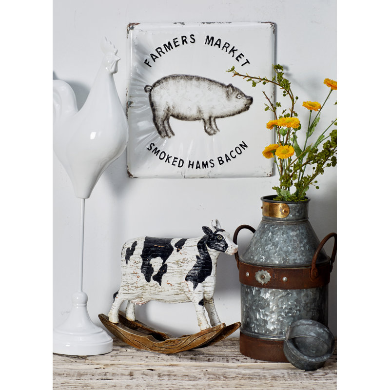 August Grove 3 Piece Farmhouse Barnyard Animals Wall Decor Set