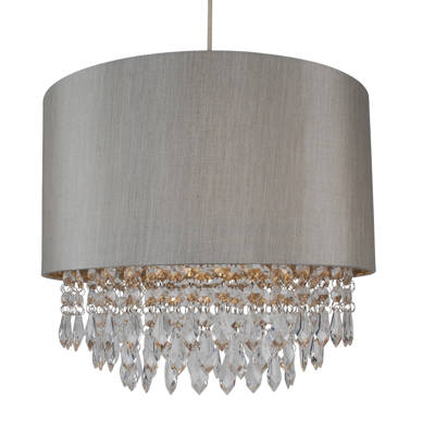 Wayfair Basics 29cm Metal Bowl Pendant Shade Reviews Co Uk 35cm Drum Lamp Shade