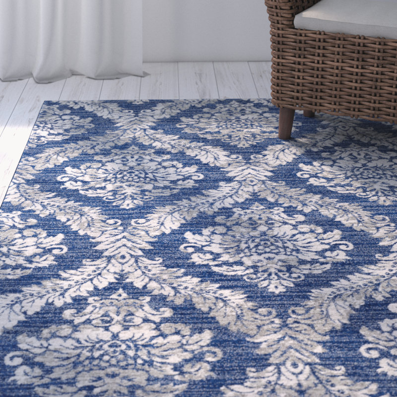 Mistana Hillsby Blue/Gray Area Rug & Reviews Wayfair