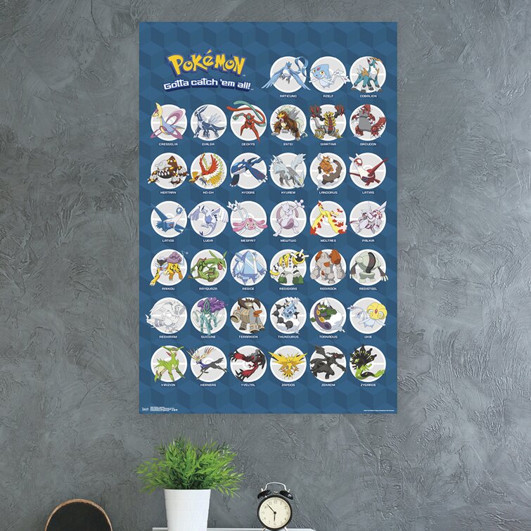 Trends International Pokemon Legendary Paper Print Wayfair