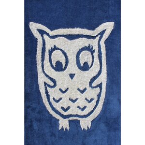 Zoomania Owl Blue Children's Area Rug