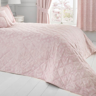3 Piece CLEO Printed Fancy Jacqaurd Bedspread Set With Two Pillow Shams