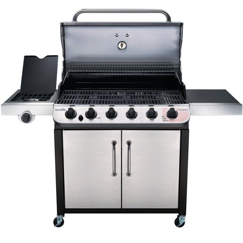 Performance 6-Burner Propane Gas Grill with Cabinet