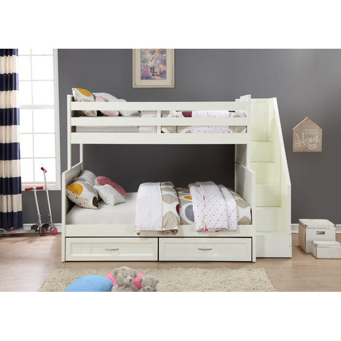 Caramia Furniture Ryan Twin Over Full Standard Bunk Bed With