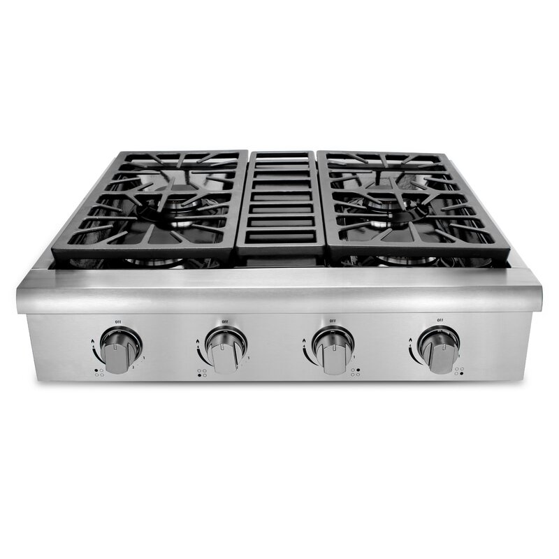 Thorkitchen Professional 30 Gas Cooktop With 4 Burners Wayfair