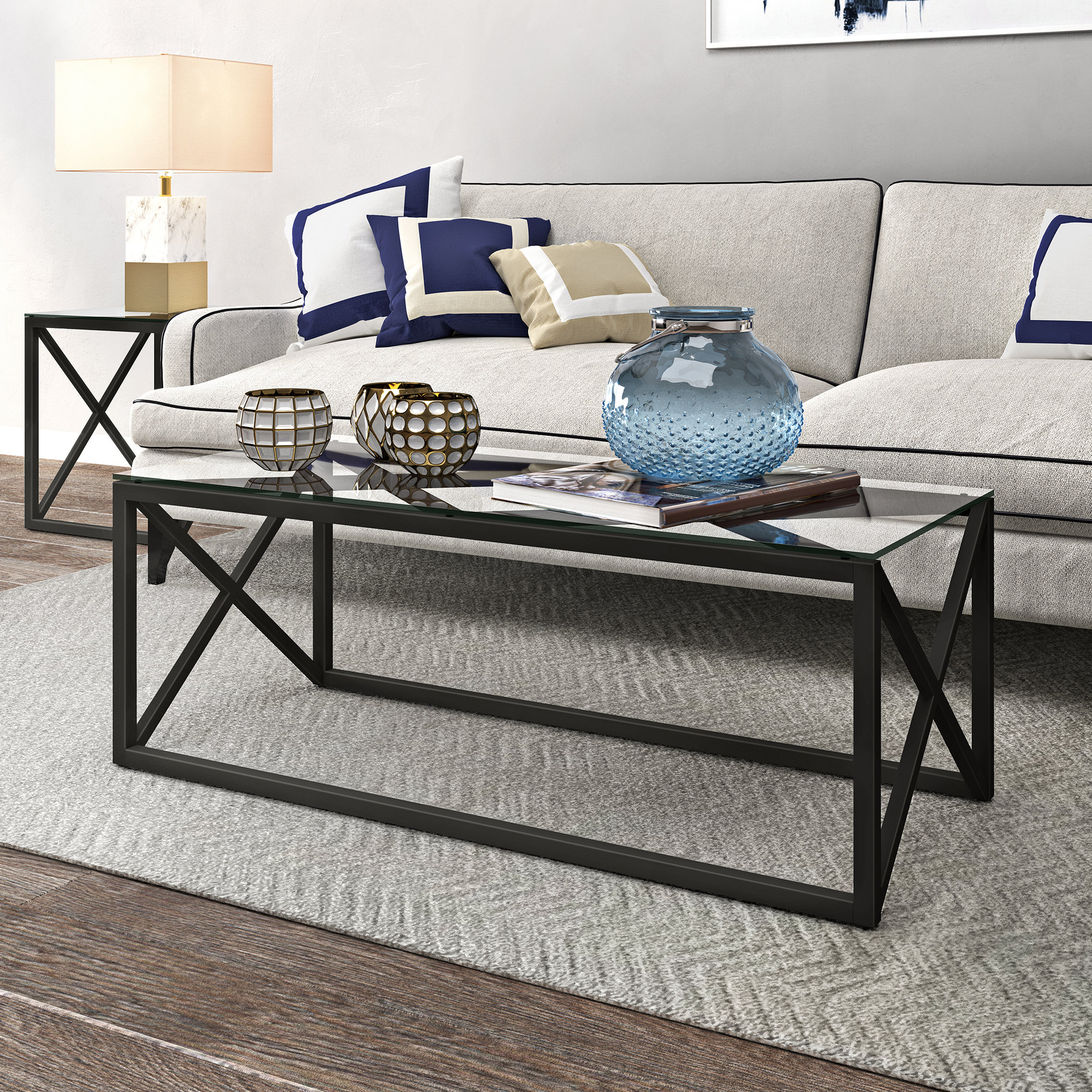 Iliomar Coffee Table With Tray Top Iliomar Coffee Table With Tray Top