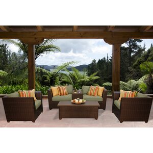 Barbados 6 Piece Deep Seating Group with Cushion