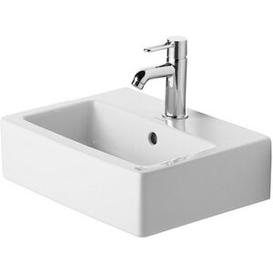 Vero Rectangular Vessel Bathroom Sink with Overflow