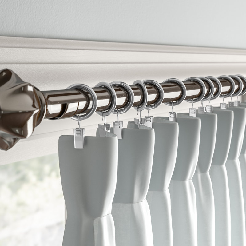 Charlton Home Elbridge Modern Curtain Rings Reviews Wayfair