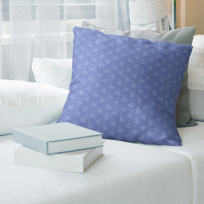 Brayden Studio Jordao Zig Zag Pattern Throw Pillow Cover Wayfair