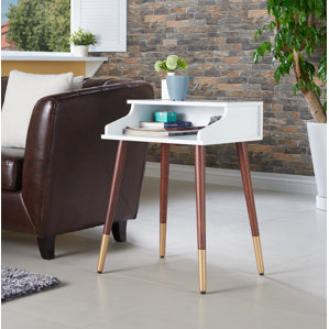 Kennison Mid Century Modern End Table by Ivy Bronx