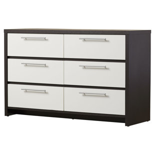 Modern Contemporary 40 Inch Wide Dresser Allmodern Clarkedale 6 Drawer Double Dresser