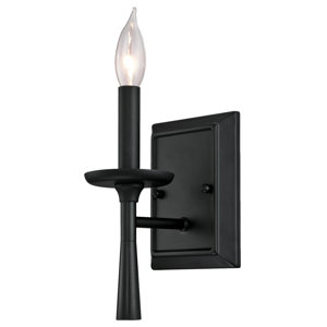 Burtundy 1-Light Candle Wall Light