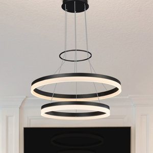 Marcelo Dup 2-Light Drum Chandelier