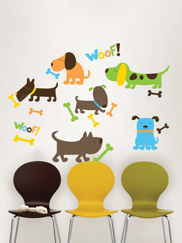 WallPops! Wall Art Kit Puppy Love Wall Decal & Reviews Wayfair