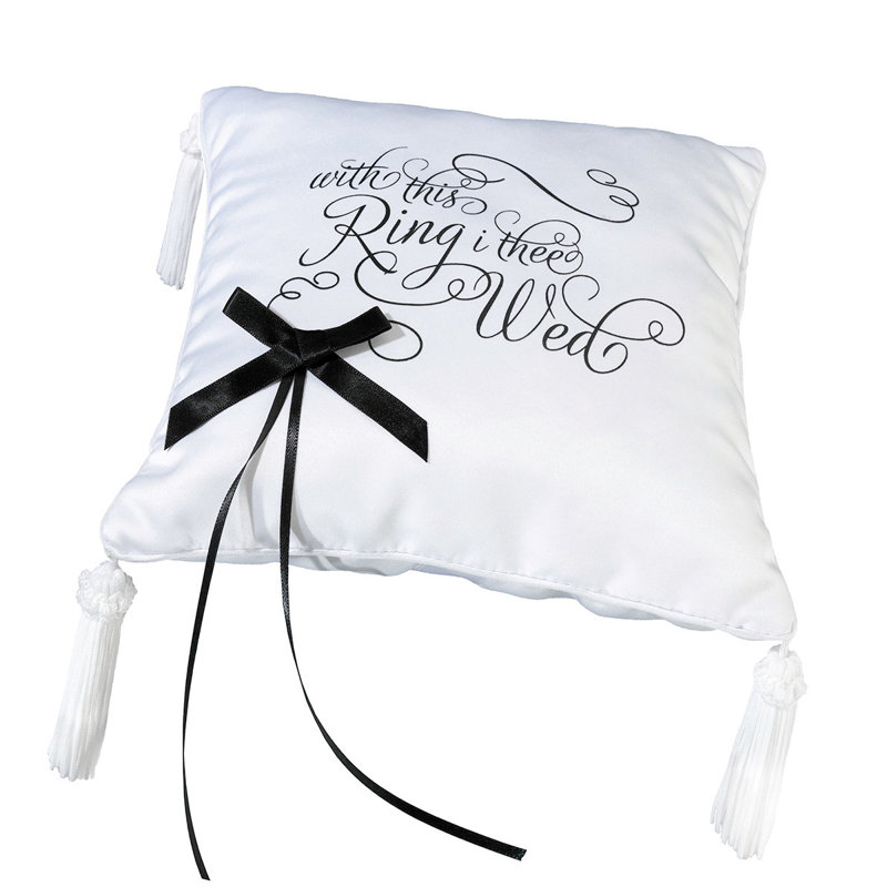 Le Prise With This Ring I Thee Wed Ring Bearer Pillow Wayfair