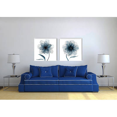 Wrought Studio Indigo Bloom Iii Graphic Art Print On Canvas