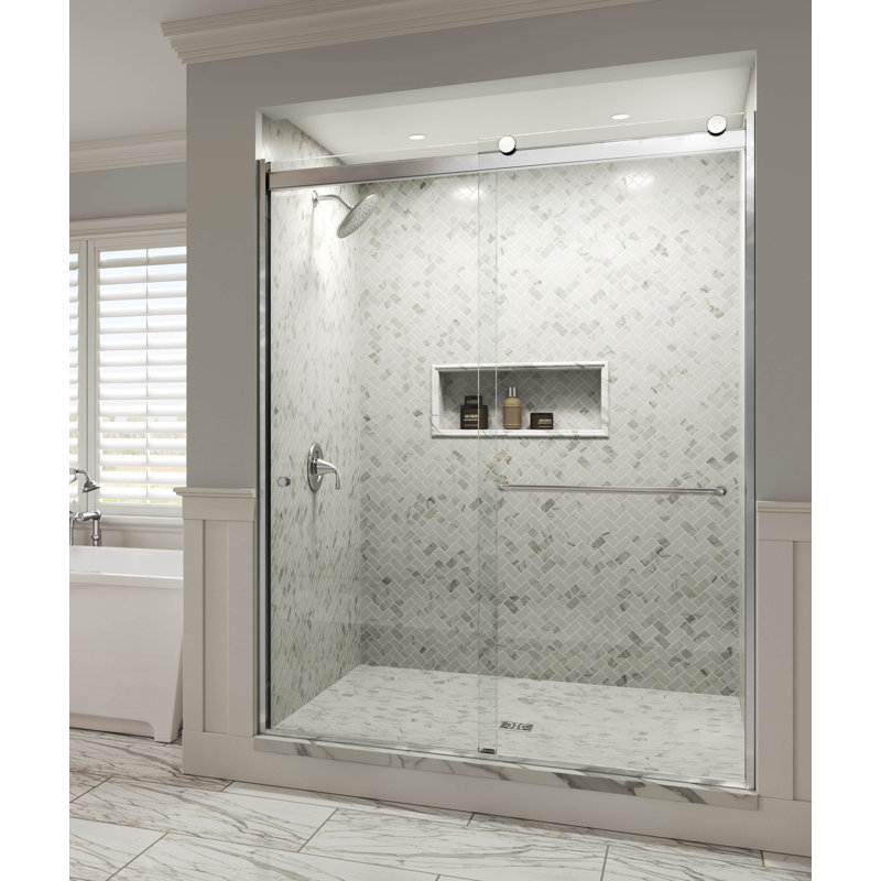 Basco Rotolo Bypass Semi Frameless Shower Door Wayfair