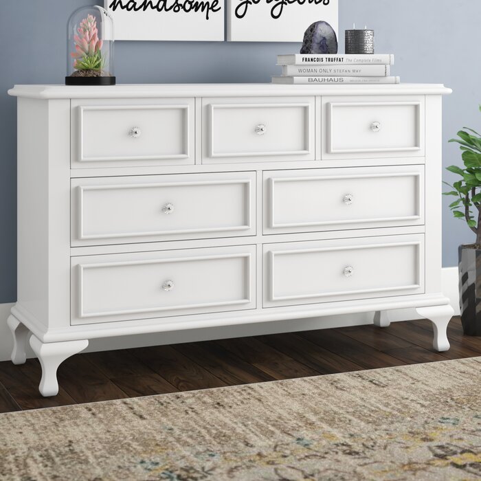 Harriet Bee Consuelo 7 Drawer Double Dresser & Reviews | Wayfair