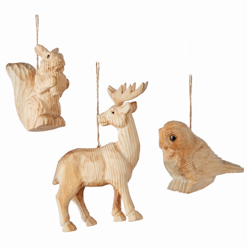 wood figurine ornaments