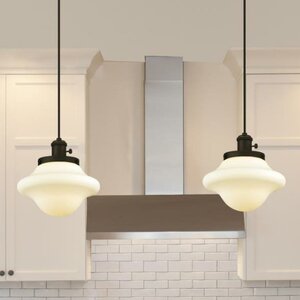 1-Light Schoolhouse Pendant